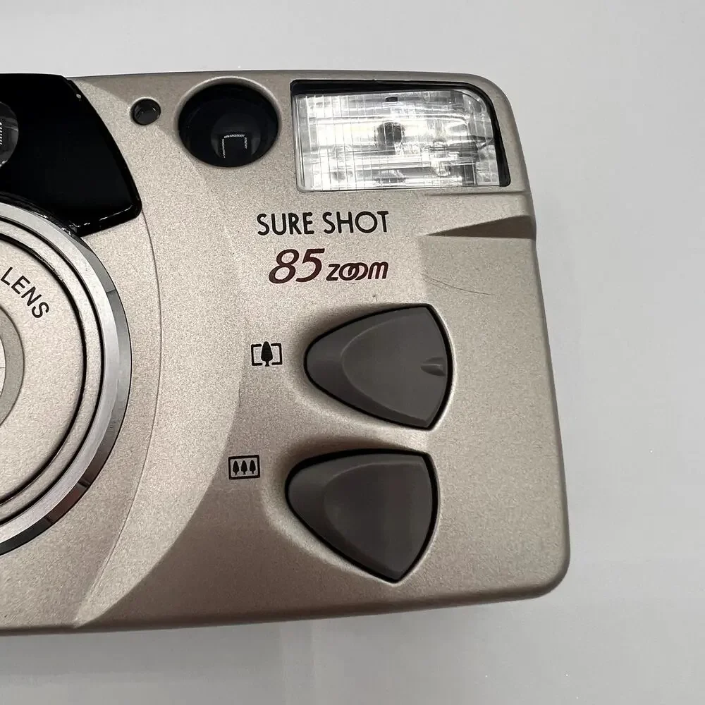 CANON Vtg Sure Shot 85 Zoom 35mm Film Camera- Powers On